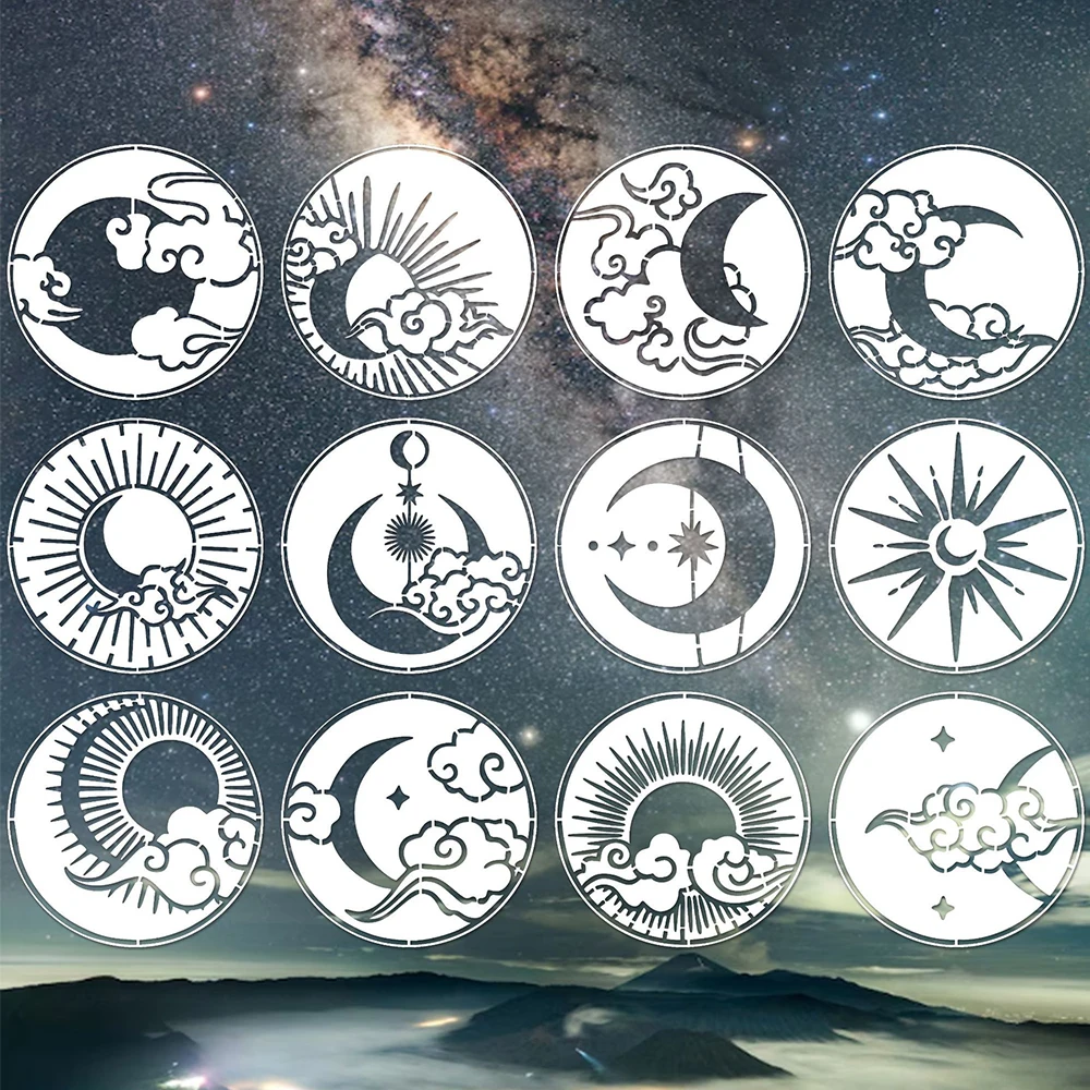 Набор трафаретов луна солнце
Набор трафаретов луна солнце
