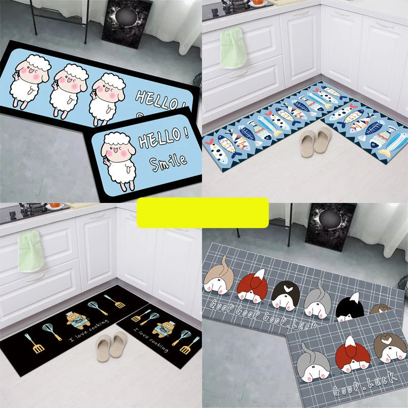 Кухонный коврик, водопоглощающий маслопоглощающий напольный коврик, нескользящий напольный коврик для ванной комнаты, гостиной, мультяшны...
Кухонный коврик, водопоглощающий маслопоглощающий напольный коврик, нескользящий напольный коврик для ванной комнаты, гостиной, мультяшны...