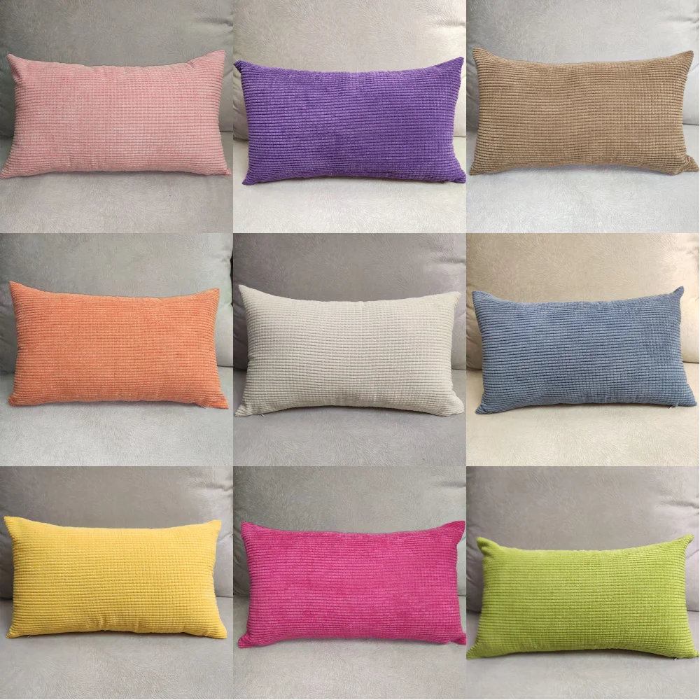pillow case Solid Color Corn Velvet Sofa Waist Pillow Cover Rectangular Chair Backrest Back Cushion Bedside without Core
pillow case Solid Color Corn Velvet Sofa Waist Pillow Cover Rectangular Chair Backrest Back Cushion Bedside without Core