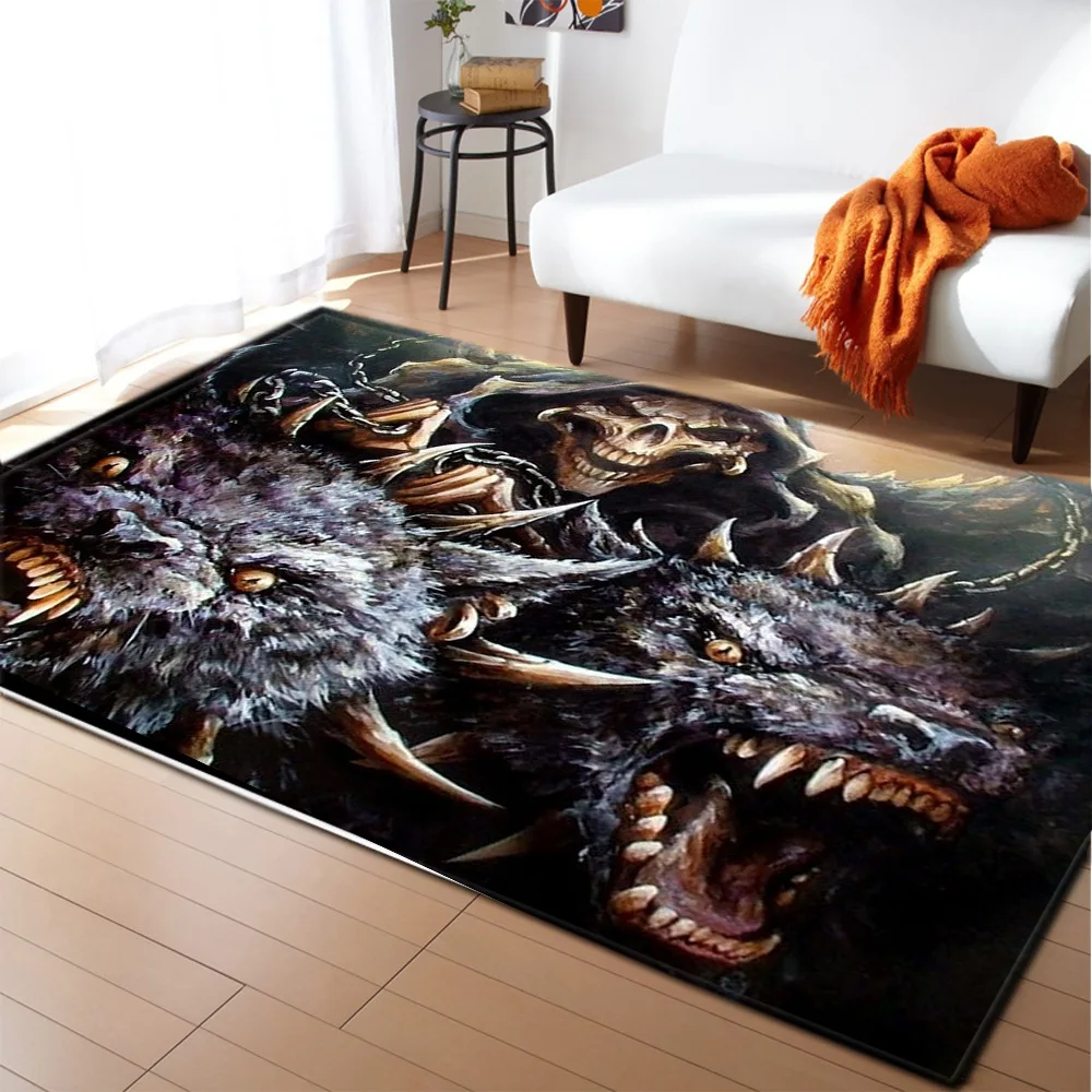 Skull head living room carpet bedroom dining room mat Home Decoration Skull Printed Non Slip Rug
Skull head living room carpet bedroom dining room mat Home Decoration Skull Printed Non Slip Rug