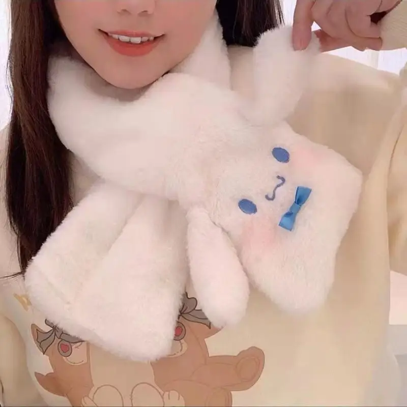 Sanrioed Anime Cinnamoroll Kawaii Cute Cartoon Warm Gloves Scarf Plush Thick Winter for Girl Women Student Child Christmas Gift
Sanrioed Anime Cinnamoroll Kawaii Cute Cartoon Warm Gloves Scarf Plush Thick Winter for Girl Women Student Child Christmas Gift