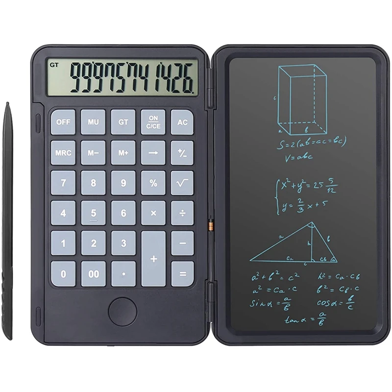 Calculator Writing Tablet,12 Digit Large Function Desktop Calculators With 6.5 Inch LCD Writing Board For Students
Calculator Writing Tablet,12 Digit Large Function Desktop Calculators With 6.5 Inch LCD Writing Board For Students