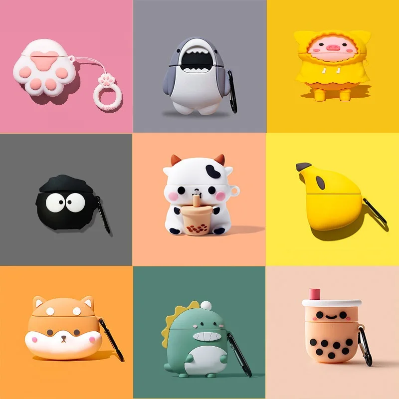 Silicone Earphone Cover Case for AirPods 3 2021 Cartoon Cute Earphone Case for AirPods Pro 3 2 1 Headphone Chargng Case Cover
Silicone Earphone Cover Case for AirPods 3 2021 Cartoon Cute Earphone Case for AirPods Pro 3 2 1 Headphone Chargng Case Cover