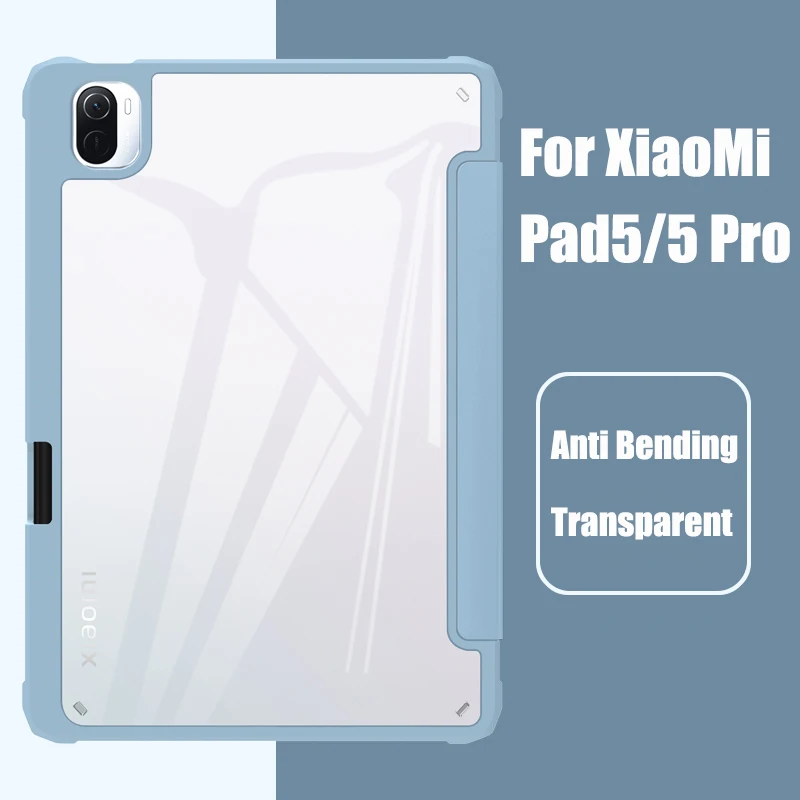For Xiaomi mi pad 5 Case With Auto Wake UP Transparent Cover Funda For Xiaomi mi pad 5 pro 11 inch Case with Pencil Holder
For Xiaomi mi pad 5 Case With Auto Wake UP Transparent Cover Funda For Xiaomi mi pad 5 pro 11 inch Case with Pencil Holder