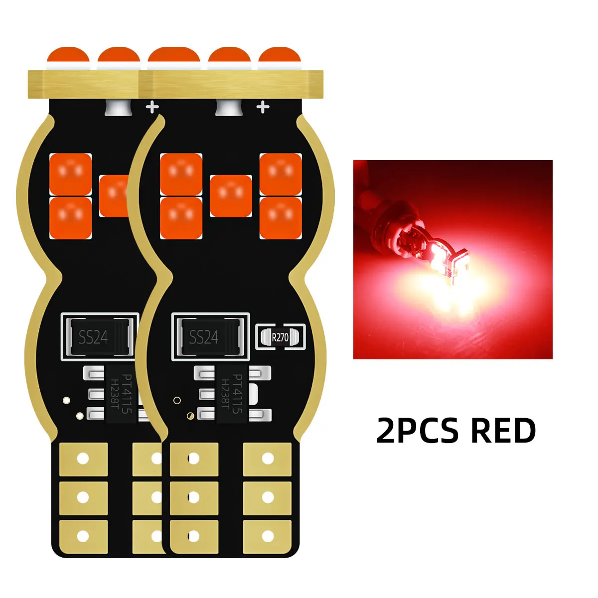 2 шт., супер яркие светодиодные лампы T15 W16W 921 912 WY16W резервные фары заднего хода автомобиля 15 SMD 12 В
2 шт., супер яркие светодиодные лампы T15 W16W 921 912 WY16W резервные фары заднего хода автомобиля 15 SMD 12 В