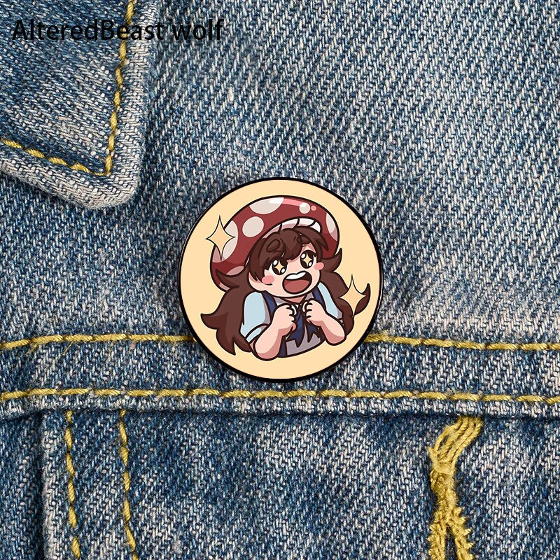 Maia Poggu Mushroom Printed Pin Custom Funny Brooches Shirt Lapel Bag Cute Badge Cartoon Jewelry Gift for Lover Girl Friends
Maia Poggu Mushroom Printed Pin Custom Funny Brooches Shirt Lapel Bag Cute Badge Cartoon Jewelry Gift for Lover Girl Friends