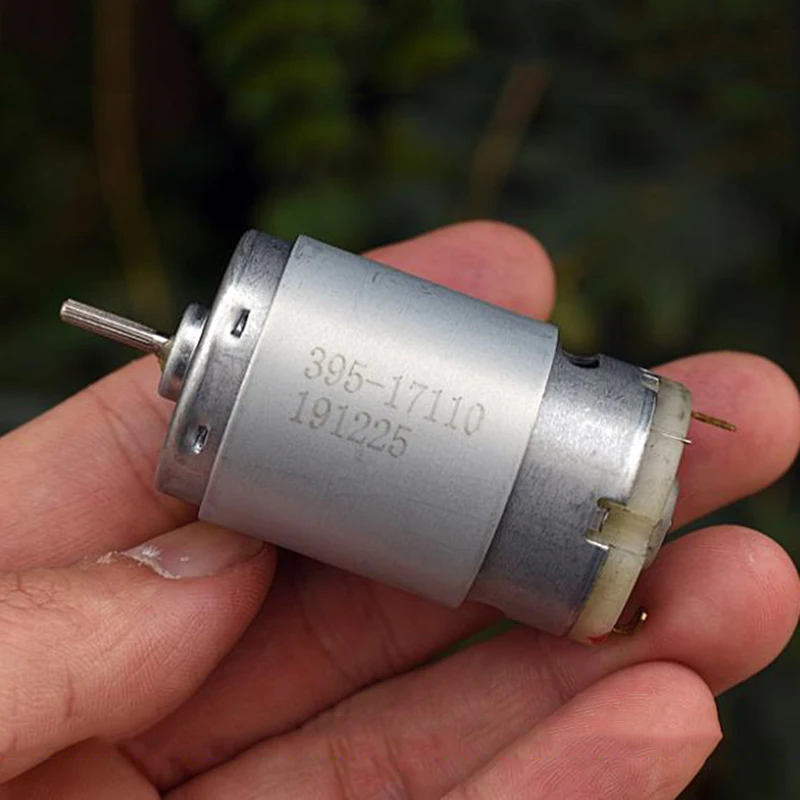 RS-395-17110 Micro 28mm Electric Motor DC24V 30V 36V 16000RPM High Speed Knurled shaft with Cooling Fan DIY Hair drier Toy Model
RS-395-17110 Micro 28mm Electric Motor DC24V 30V 36V 16000RPM High Speed Knurled shaft with Cooling Fan DIY Hair drier Toy Model