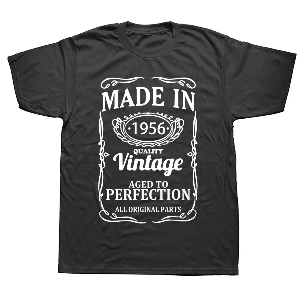 Vintage 1956 66 Years Old T Shirt Men Cotton Short Sleeve Streetwear T-shirt Camiseta Clothing Funny New 66th Birthday Tshirt
Vintage 1956 66 Years Old T Shirt Men Cotton Short Sleeve Streetwear T-shirt Camiseta Clothing Funny New 66th Birthday Tshirt