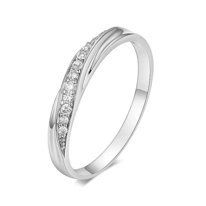 Classic Fashion Rose Gold Color Inlaid Crystal Single Rings for Women Girls Party Engagement Ring Jewelry Whole Sale
Classic Fashion Rose Gold Color Inlaid Crystal Single Rings for Women Girls Party Engagement Ring Jewelry Whole Sale