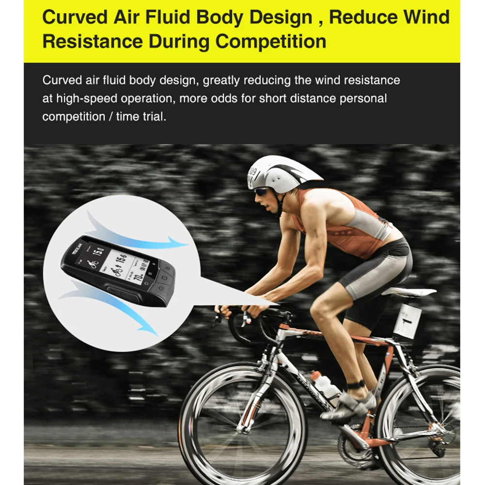 MEILAN M1 GPS Navigation Bike Computer Bluetooth BLE4.0/ANT+ Connect For Cadence 2.6 Inch Screen Bike Odometer Accessories
MEILAN M1 GPS Navigation Bike Computer Bluetooth BLE4.0/ANT+ Connect For Cadence 2.6 Inch Screen Bike Odometer Accessories