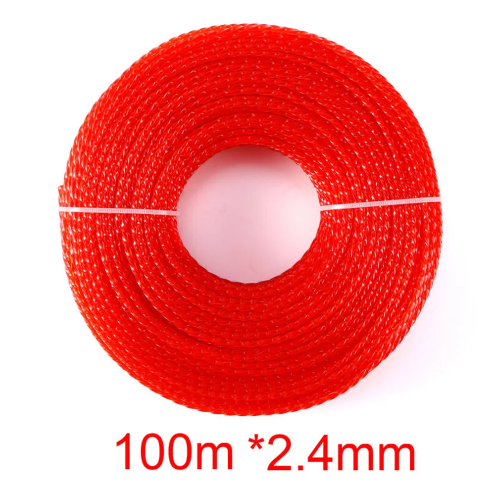 Replacement Line For Light Manual Electric Trimmer Brushcutter Durable Nylon Line 2.4mm*100m Red Color Grass Trimmer Parts
Replacement Line For Light Manual Electric Trimmer Brushcutter Durable Nylon Line 2.4mm*100m Red Color Grass Trimmer Parts
