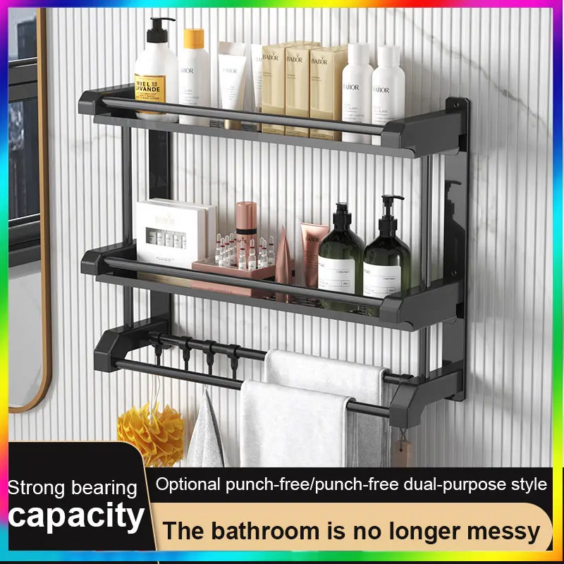 Bathroom Shelves Stainless Steel Storage Organizer No Drill Wall Mounted Toilet Shower Holder Bathroom Accessories
Bathroom Shelves Stainless Steel Storage Organizer No Drill Wall Mounted Toilet Shower Holder Bathroom Accessories