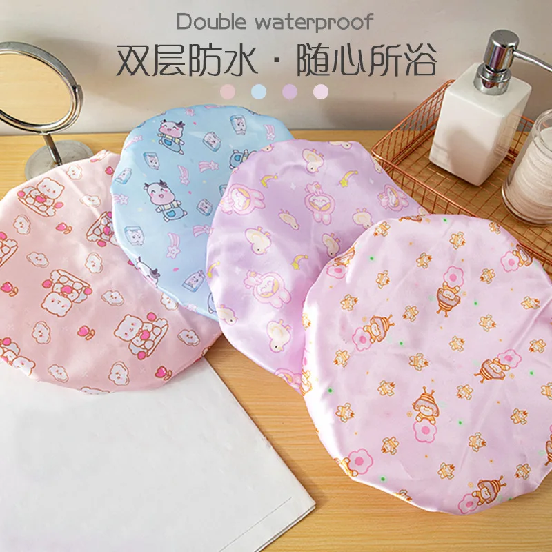 Fancy Towels Cartoon Bath Cap Women's Double-layer Waterproof Shower Can Be Customized Anti Oil Fume Kitchen
Fancy Towels Cartoon Bath Cap Women's Double-layer Waterproof Shower Can Be Customized Anti Oil Fume Kitchen