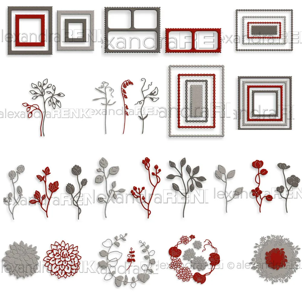 New Flower Rectangular Frame Metal Cutting Dies And Stamp DIY Scrapbook Manual Paper Card Decorative Embossing Process Mold 2022
New Flower Rectangular Frame Metal Cutting Dies And Stamp DIY Scrapbook Manual Paper Card Decorative Embossing Process Mold 2022