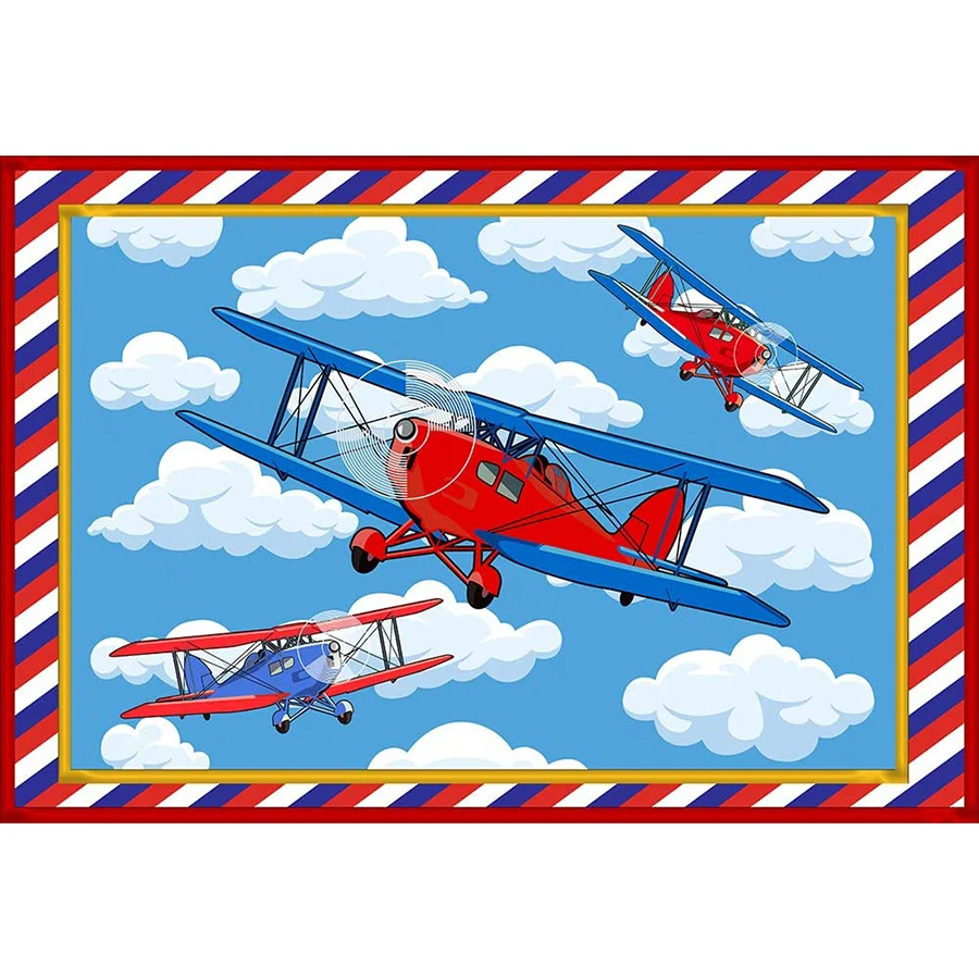 Cartoon Aircraft Backdrop Blue Sky White Cloud Baby Shower Children Kids Birthday Party Background Table Banner Photo Booth Prop
Cartoon Aircraft Backdrop Blue Sky White Cloud Baby Shower Children Kids Birthday Party Background Table Banner Photo Booth Prop