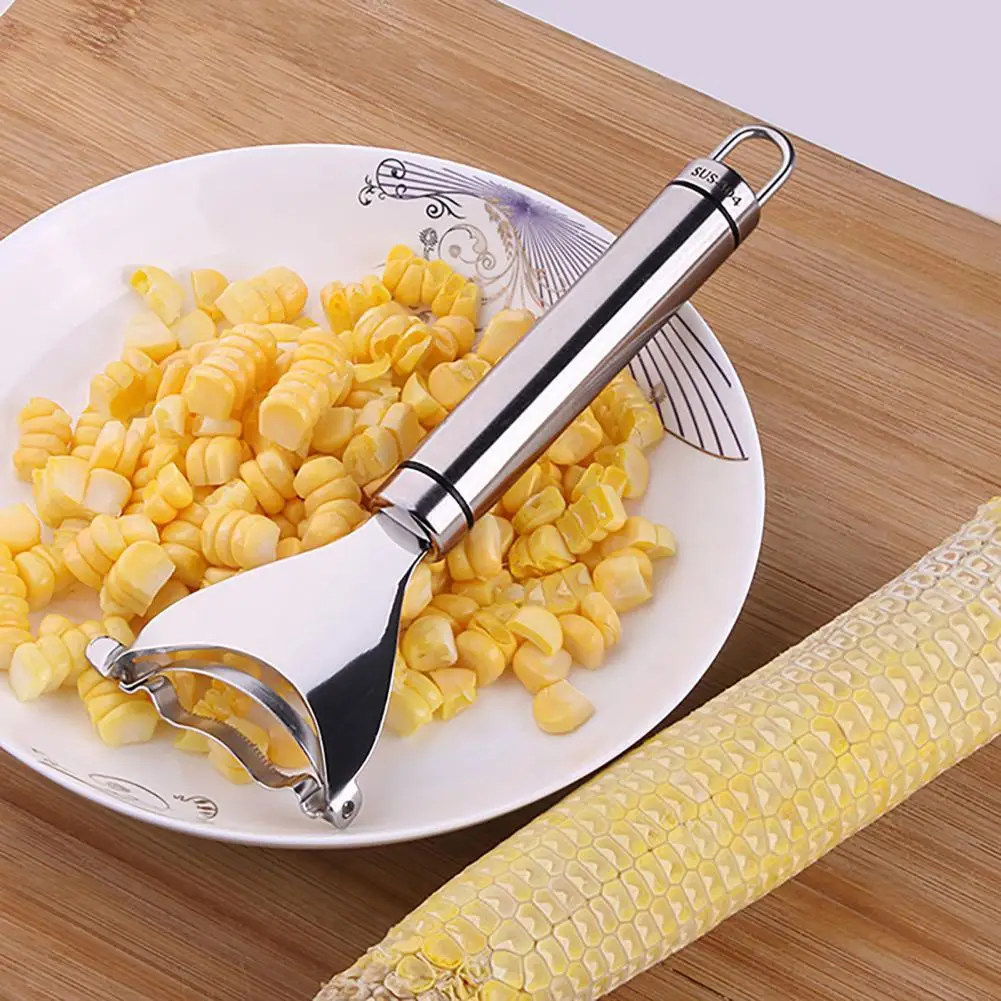 Stainless Steel Corn Stripper Corns Threshing Device Easy Peeling Corn Kerneler Peeler Fruit & Vegetable Tools/Corns Strippe
Stainless Steel Corn Stripper Corns Threshing Device Easy Peeling Corn Kerneler Peeler Fruit & Vegetable Tools/Corns Strippe