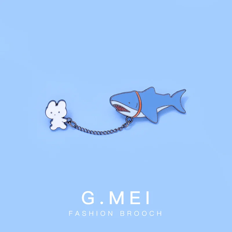 Luo Yizhou sneaking shark baby Brooch cute badge men and women decorative pin buckle ins fashion personalized bag accessories
Luo Yizhou sneaking shark baby Brooch cute badge men and women decorative pin buckle ins fashion personalized bag accessories