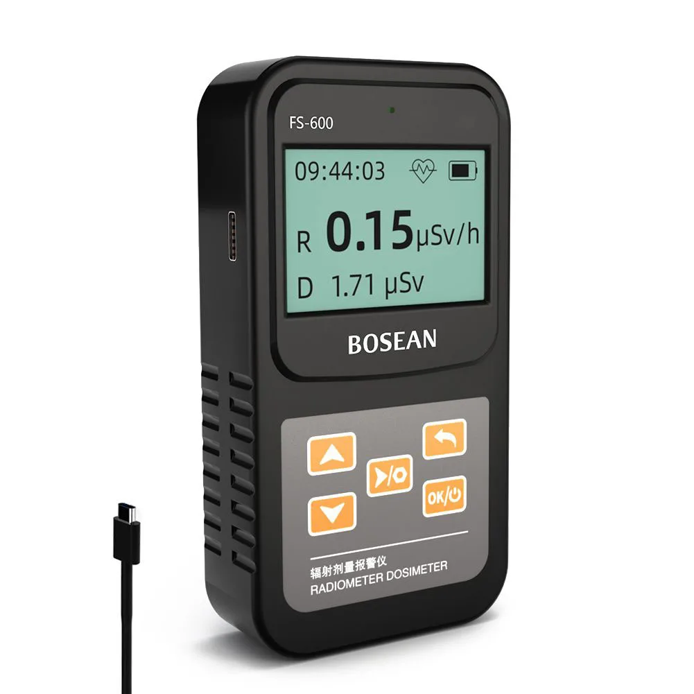 FS-600 ABS USB Counter Nuclear Radiation Detector Radiation Tester Dosimeter W/ Battery For Testing Instrument Tools
FS-600 ABS USB Counter Nuclear Radiation Detector Radiation Tester Dosimeter W/ Battery For Testing Instrument Tools