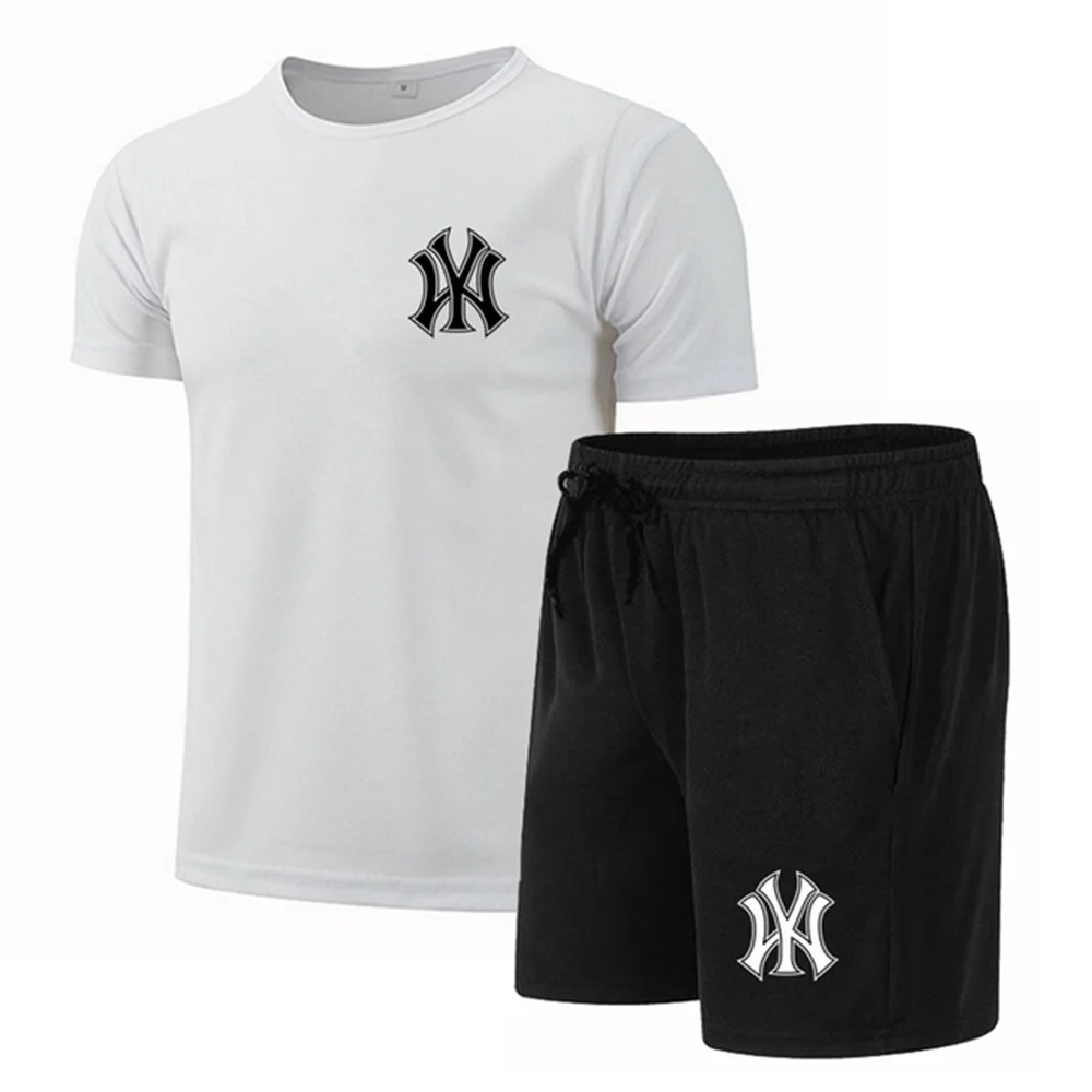Summer Popular Men's T-shirt Top + Shorts Suit Pumba Sports Suit Brand Printing Casual Fashion Short-sleeved T-shirt Set
Summer Popular Men's T-shirt Top + Shorts Suit Pumba Sports Suit Brand Printing Casual Fashion Short-sleeved T-shirt Set