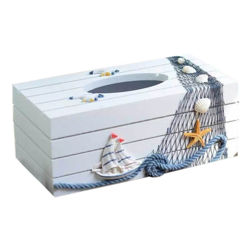 LJL-Mediterranean Style Marine Series Tissue Box Cover Paper Towel Box Home Decoration Toilet Paper Holder Wooden Tissue Box
LJL-Mediterranean Style Marine Series Tissue Box Cover Paper Towel Box Home Decoration Toilet Paper Holder Wooden Tissue Box