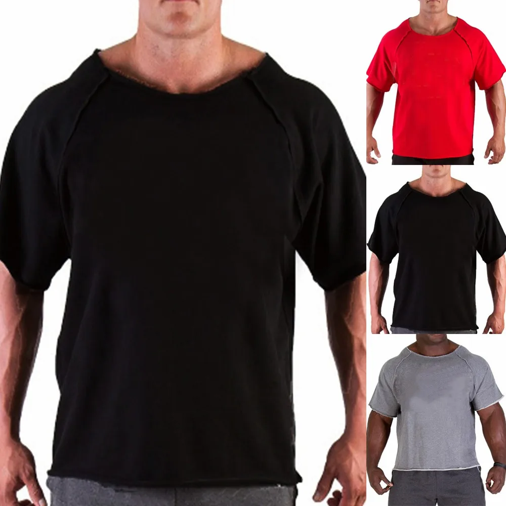 Mens Casual Batwing Rag Shirt Male O Neck Cotton Gym T Shirt Fitness Gym Wear Breathable Bodybuilding Workout Muscle Tee Tops
Mens Casual Batwing Rag Shirt Male O Neck Cotton Gym T Shirt Fitness Gym Wear Breathable Bodybuilding Workout Muscle Tee Tops