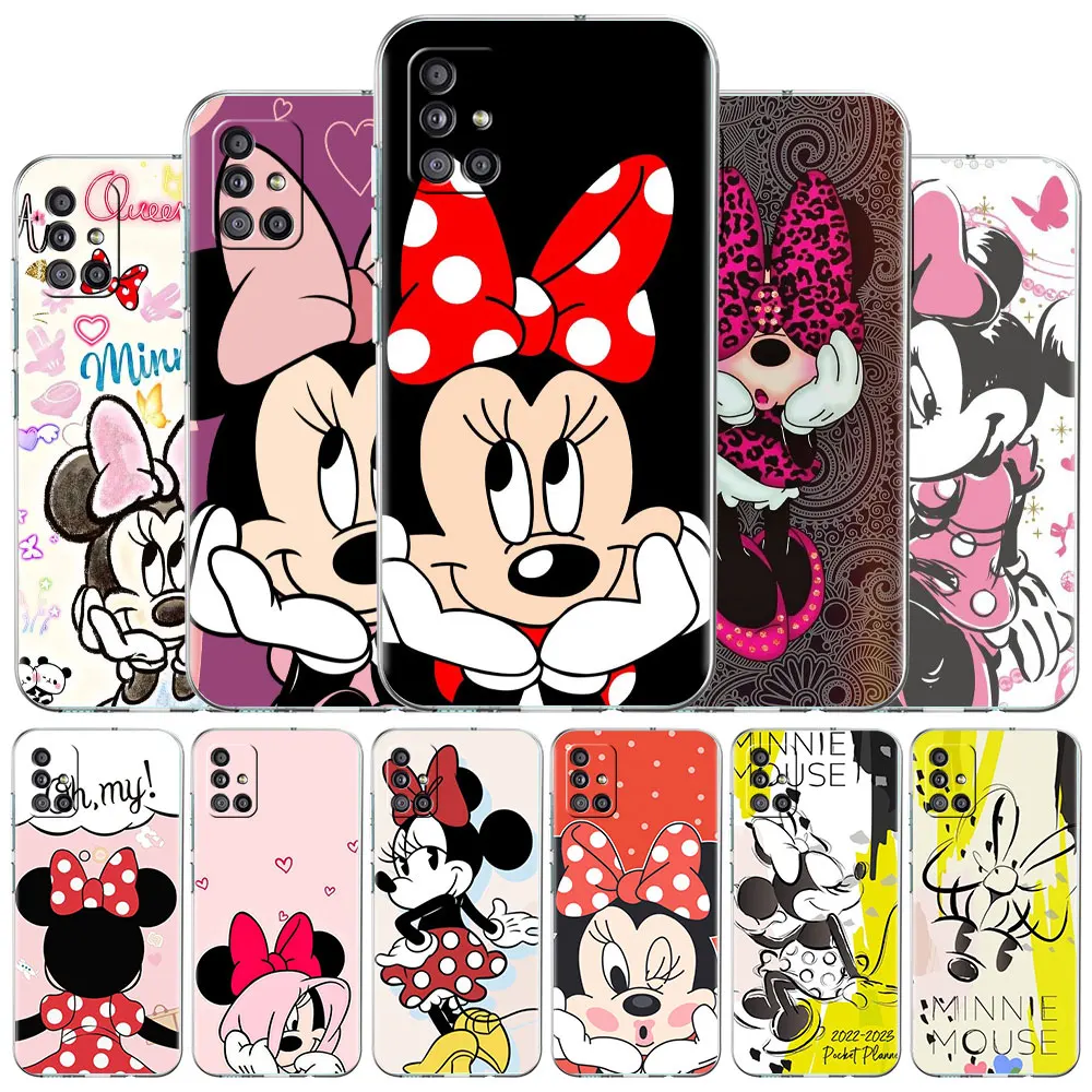 

Mickey Mouse Minnie Mouse Case For Samsung Galaxy A52 A12 A32 A51 A71 A21s A50 A53 A31 A13 A22 A23 SmartPhone Soft Shell Cover