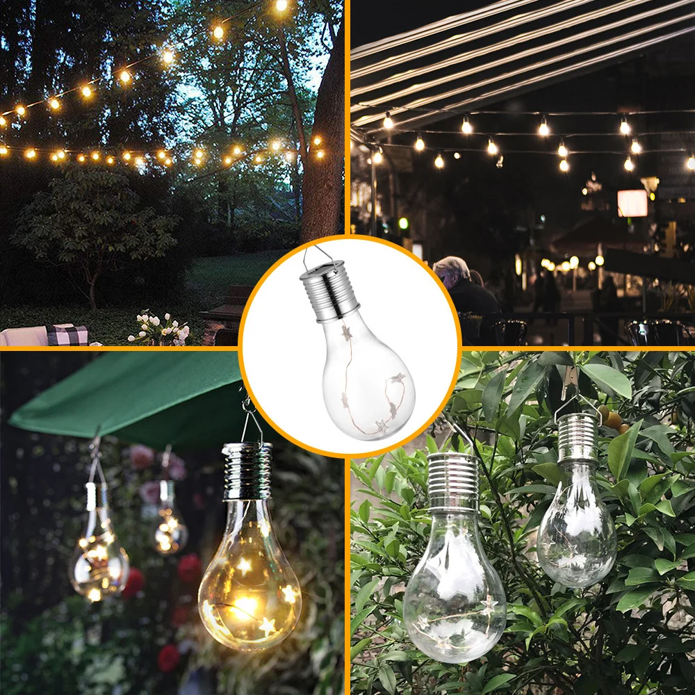 Solar Lights Lamp Bulb Outdoor Camping Chandelier Garden Courtyard Corridor Solar Bulb Light Christmas Tree Decoration Lantern
Solar Lights Lamp Bulb Outdoor Camping Chandelier Garden Courtyard Corridor Solar Bulb Light Christmas Tree Decoration Lantern