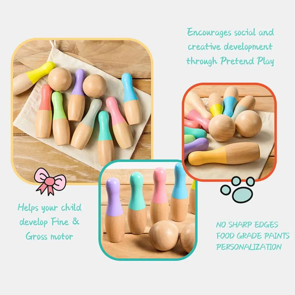 1 Set Simple Kids Bowling Set Eco-friendly Kids Bowling Toys Burr-free Indoor Outdoor Bowling Game Set Interactive Toy
1 Set Simple Kids Bowling Set Eco-friendly Kids Bowling Toys Burr-free Indoor Outdoor Bowling Game Set Interactive Toy