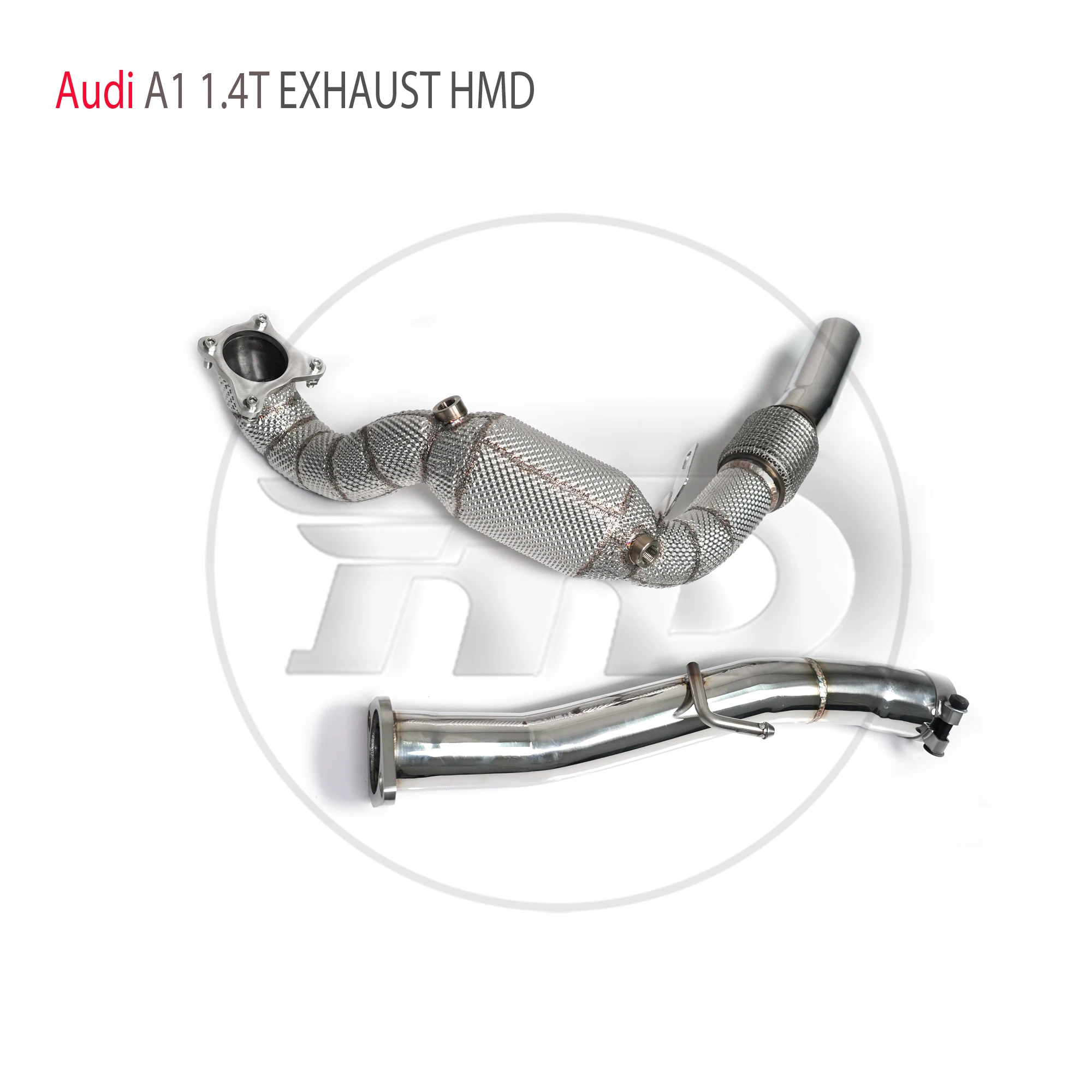 

HMD выхлопная система, высокая производительность потока, канальная труба для Audi A1 1,4 T, автомобильные аксессуары с каталитическим конвертером