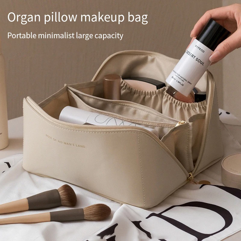 Large-Capacity Travel Cosmetic Bag Portable PU Makeup Pouch Women Waterproof Bathroom Washbag Multifunctional Toiletry Kit
Large-Capacity Travel Cosmetic Bag Portable PU Makeup Pouch Women Waterproof Bathroom Washbag Multifunctional Toiletry Kit