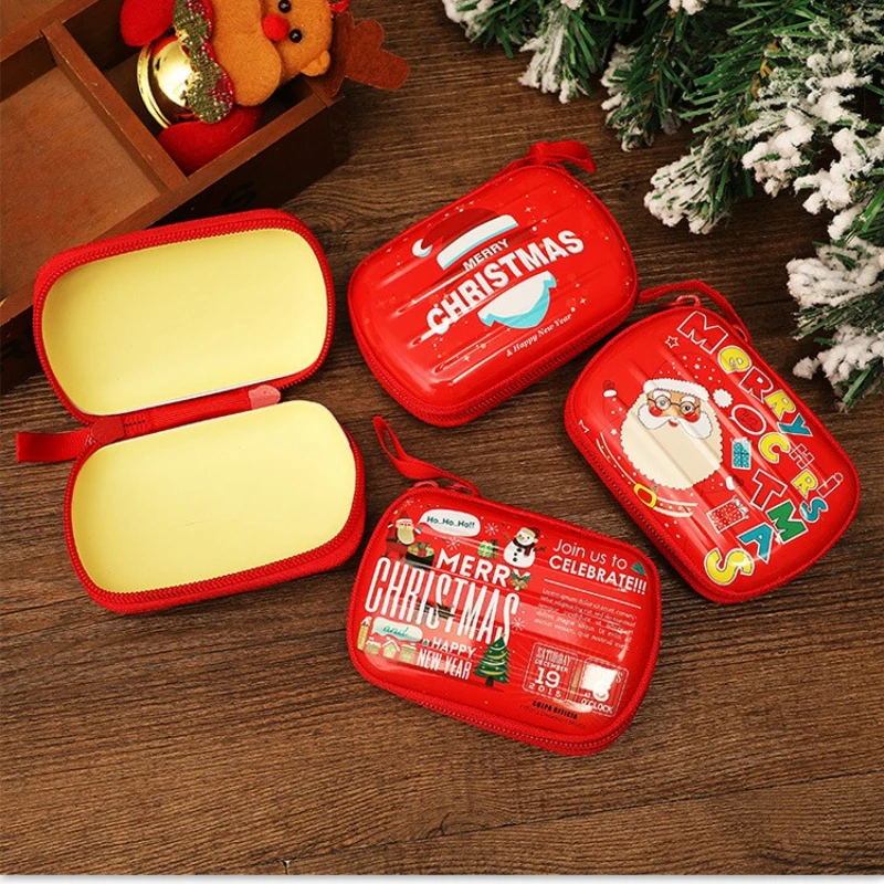 Christmas Coin Purse Cute Cartoon Elk Old Man Tinplate Mini Coin Purse Kids Girls Wallet Earphone Box Bags Women New Year Gift
Christmas Coin Purse Cute Cartoon Elk Old Man Tinplate Mini Coin Purse Kids Girls Wallet Earphone Box Bags Women New Year Gift