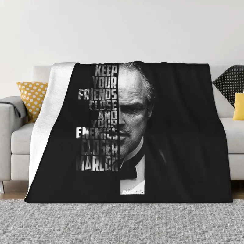 Marlon Brando The Godfather Movie Blanket Soft Fleece Autumn Warm Flannel Throw Blankets for Sofa Outdoor Bed Quilt
Marlon Brando The Godfather Movie Blanket Soft Fleece Autumn Warm Flannel Throw Blankets for Sofa Outdoor Bed Quilt