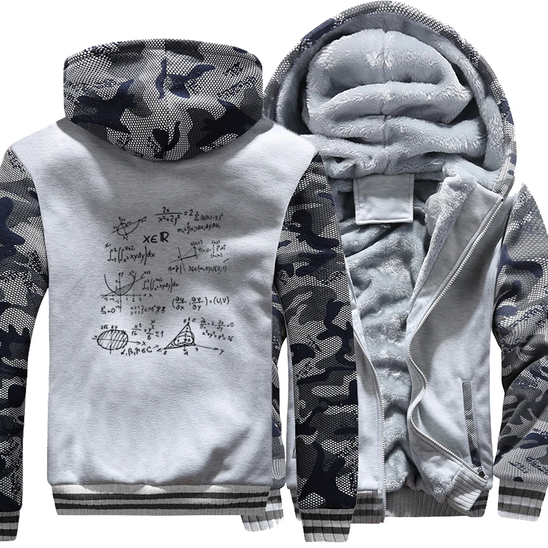 Math Winter Jacket Streetwear Men Warm Thicken Hoodies Camouflage Jackets Fleece Zipper Hoodie Oversized Sweatshirts Hooded Coat
Math Winter Jacket Streetwear Men Warm Thicken Hoodies Camouflage Jackets Fleece Zipper Hoodie Oversized Sweatshirts Hooded Coat
