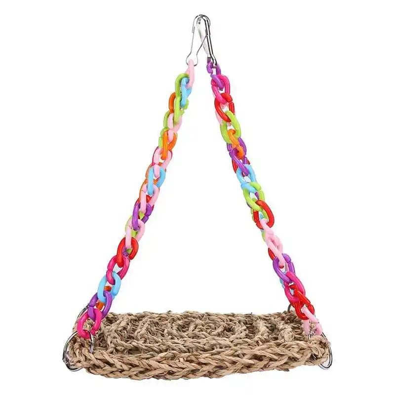 1Pc Swing Hammock Woven Birds Toy Hanging Chewing Climbing Toy Pet Bird Training Toys
1Pc Swing Hammock Woven Birds Toy Hanging Chewing Climbing Toy Pet Bird Training Toys
