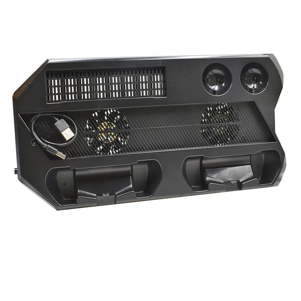 Вертикальная подставка для PS4 Pro, запасной охлаждающий вентилятор, зарядное устройство для двух контроллеров, док-станция, аксессуары
Вертикальная подставка для PS4 Pro, запасной охлаждающий вентилятор, зарядное устройство для двух контроллеров, док-станция, аксессуары