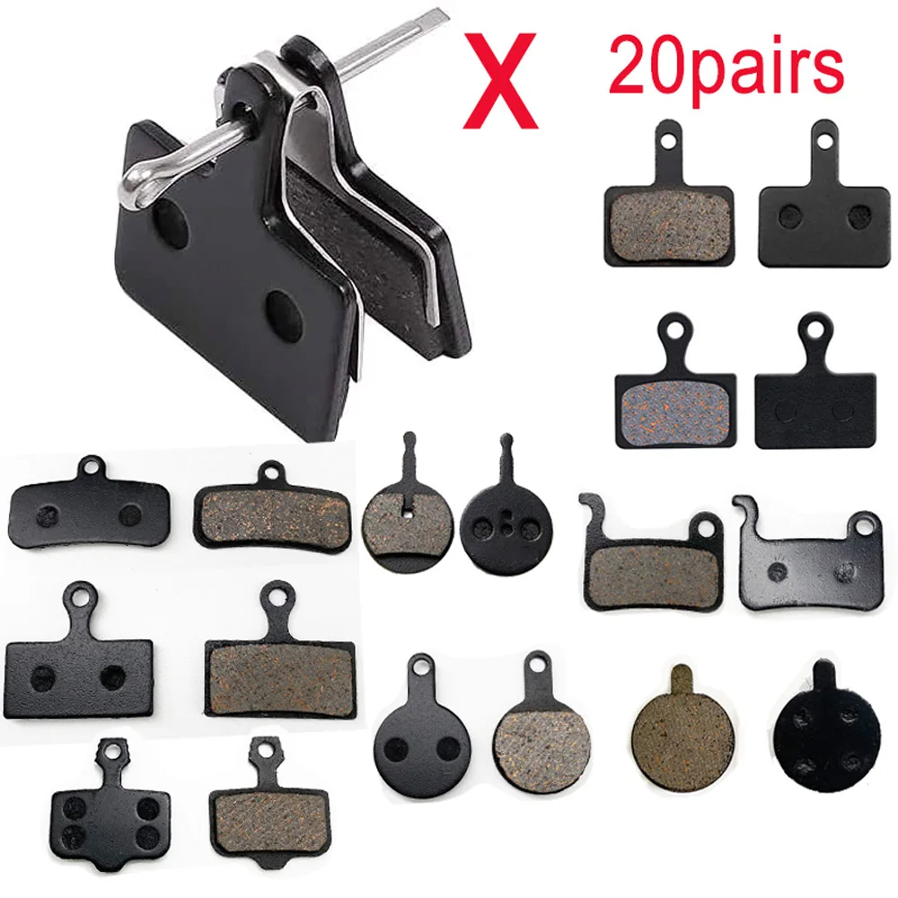 20 Pairs Semi-metallic MTB Bicycle Disc Brake Pads for SHIMANO XTR SLX LX SRAM AVID HAYES MAGURA FORMULA HOPE Hydraulic Brakes
20 Pairs Semi-metallic MTB Bicycle Disc Brake Pads for SHIMANO XTR SLX LX SRAM AVID HAYES MAGURA FORMULA HOPE Hydraulic Brakes
