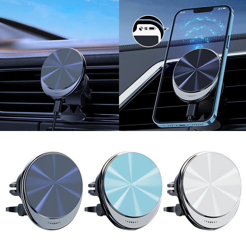Wireless Car Charger 15W Auto Clamping Car Charger Mount Smartphone Charging Cradle Magnetic Phone Holder D7YA
Wireless Car Charger 15W Auto Clamping Car Charger Mount Smartphone Charging Cradle Magnetic Phone Holder D7YA