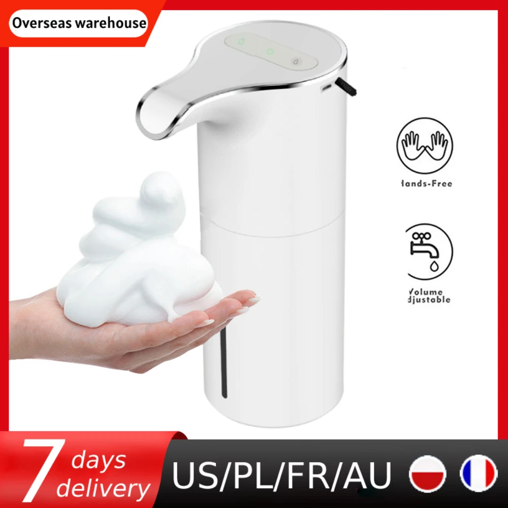 450ml Automatic Foam Soap Dispenser Infrared Sensing Dispenser Automatic Induction Liquid Soap Dispenser For Bathroom Kitchen
450ml Automatic Foam Soap Dispenser Infrared Sensing Dispenser Automatic Induction Liquid Soap Dispenser For Bathroom Kitchen