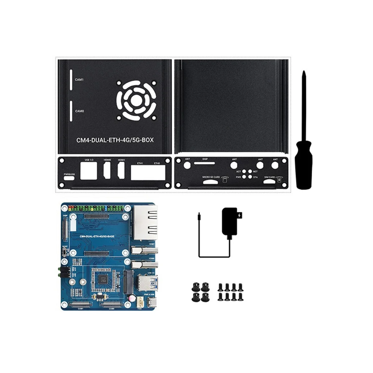 Плата расширения для Raspberry Pi CM4 с двумя портами Gigabit Ethernet, основная плата, вычислительный модуль со стандартной вилкой европейского стандарта
Плата расширения для Raspberry Pi CM4 с двумя портами Gigabit Ethernet, основная плата, вычислительный модуль со стандартной вилкой европейского стандарта