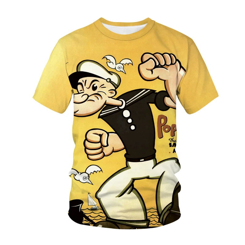 2021 Мужская футболка с 3D принтом, комикс, мультяшный Топ Popeye, мужская и женская модная футболка в стиле хип-хоп с круглым вырезом и короткими р...
2021 Мужская футболка с 3D принтом, комикс, мультяшный Топ Popeye, мужская и женская модная футболка в стиле хип-хоп с круглым вырезом и короткими р...