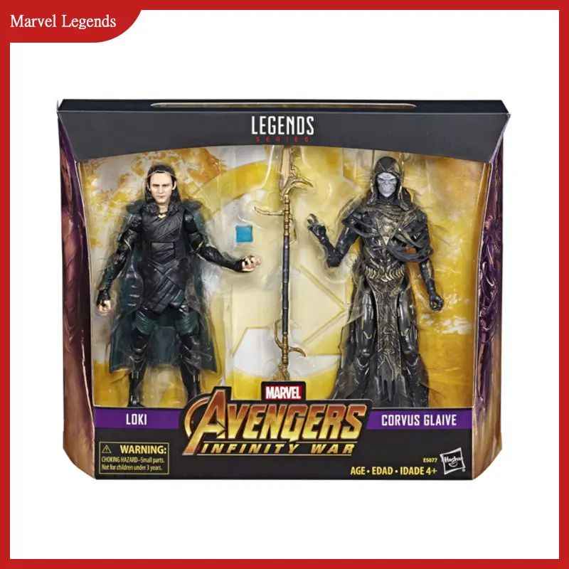 

Marvel Legends Series Avengers: Infinity War Loki Vs Corvus Glaive Exclusive Action Figure Collectible Model Toys 15cm