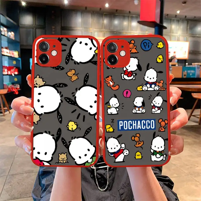 Sanrio Pochacco Cartoon Phone Case For iphone 13 12 11 Pro Mini Max XS X 8 7 Plus SE 2020 XR Matte Transparent Light red Cover
Sanrio Pochacco Cartoon Phone Case For iphone 13 12 11 Pro Mini Max XS X 8 7 Plus SE 2020 XR Matte Transparent Light red Cover