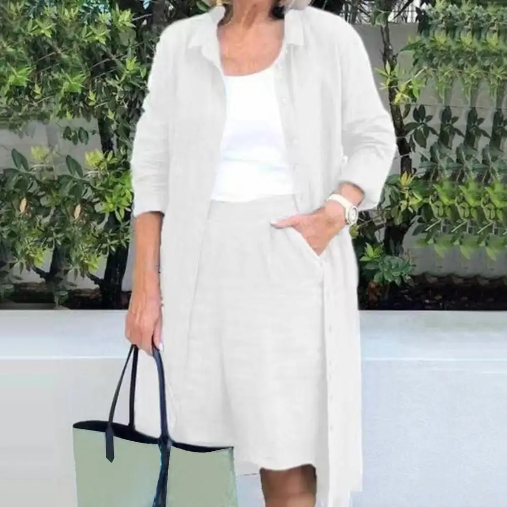 2 Pcs/Set Trendy Wide Leg Lady Jacket Trousers Suit Lady Jacket Trousers Suit Knee Length Buttons
2 Pcs/Set Trendy Wide Leg Lady Jacket Trousers Suit Lady Jacket Trousers Suit Knee Length Buttons