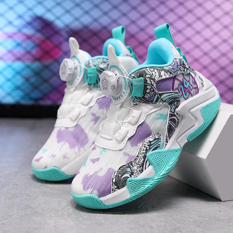 Детские дышащие кроссовки для баскетбола, на толстой нескользящей подошве
Детские дышащие кроссовки для баскетбола, на толстой нескользящей подошве