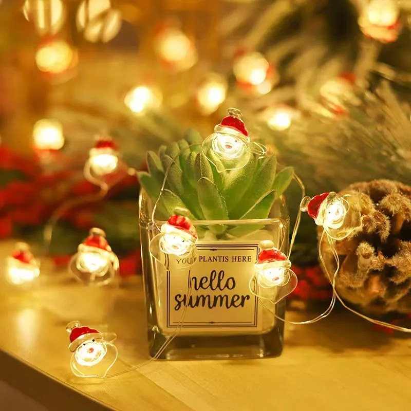 Christmas pine cone string lights, 30 LED lights, battery-powered Christmas tree string lights, home garden party indoor and ou
Christmas pine cone string lights, 30 LED lights, battery-powered Christmas tree string lights, home garden party indoor and ou