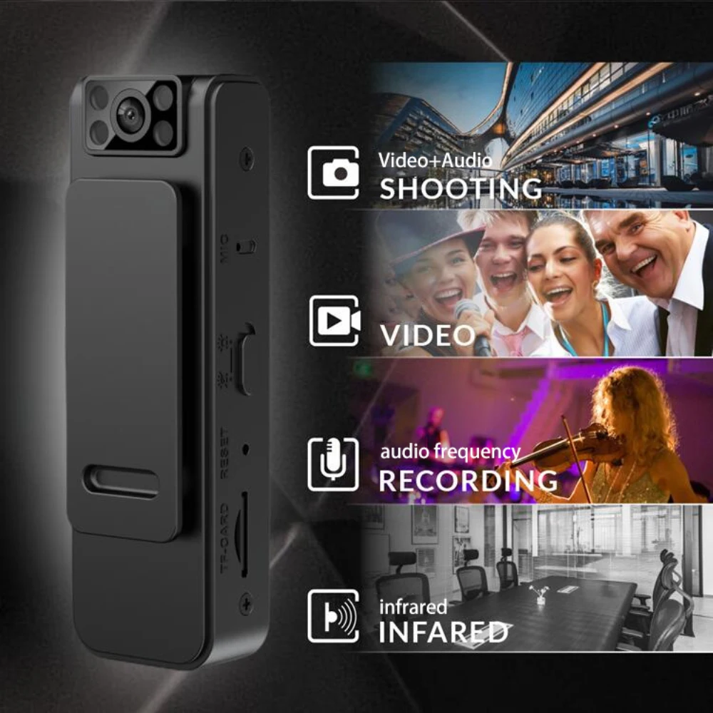 Conference Camera Wide-angle Shooting Recording Charging Recorder Usb Interface Dc5v-1a Magnetic Back Clip Camera A19 Camera
Conference Camera Wide-angle Shooting Recording Charging Recorder Usb Interface Dc5v-1a Magnetic Back Clip Camera A19 Camera