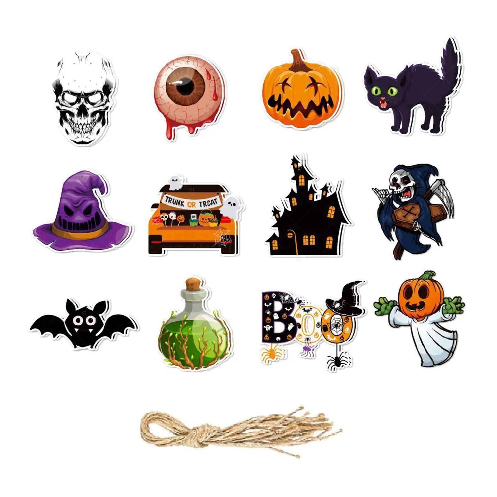 Halloween Theme Banner Pendant Halloween Garland Decorations for Front Door Farmhouse Haunted House Mantle Outdoor Indoor
Halloween Theme Banner Pendant Halloween Garland Decorations for Front Door Farmhouse Haunted House Mantle Outdoor Indoor