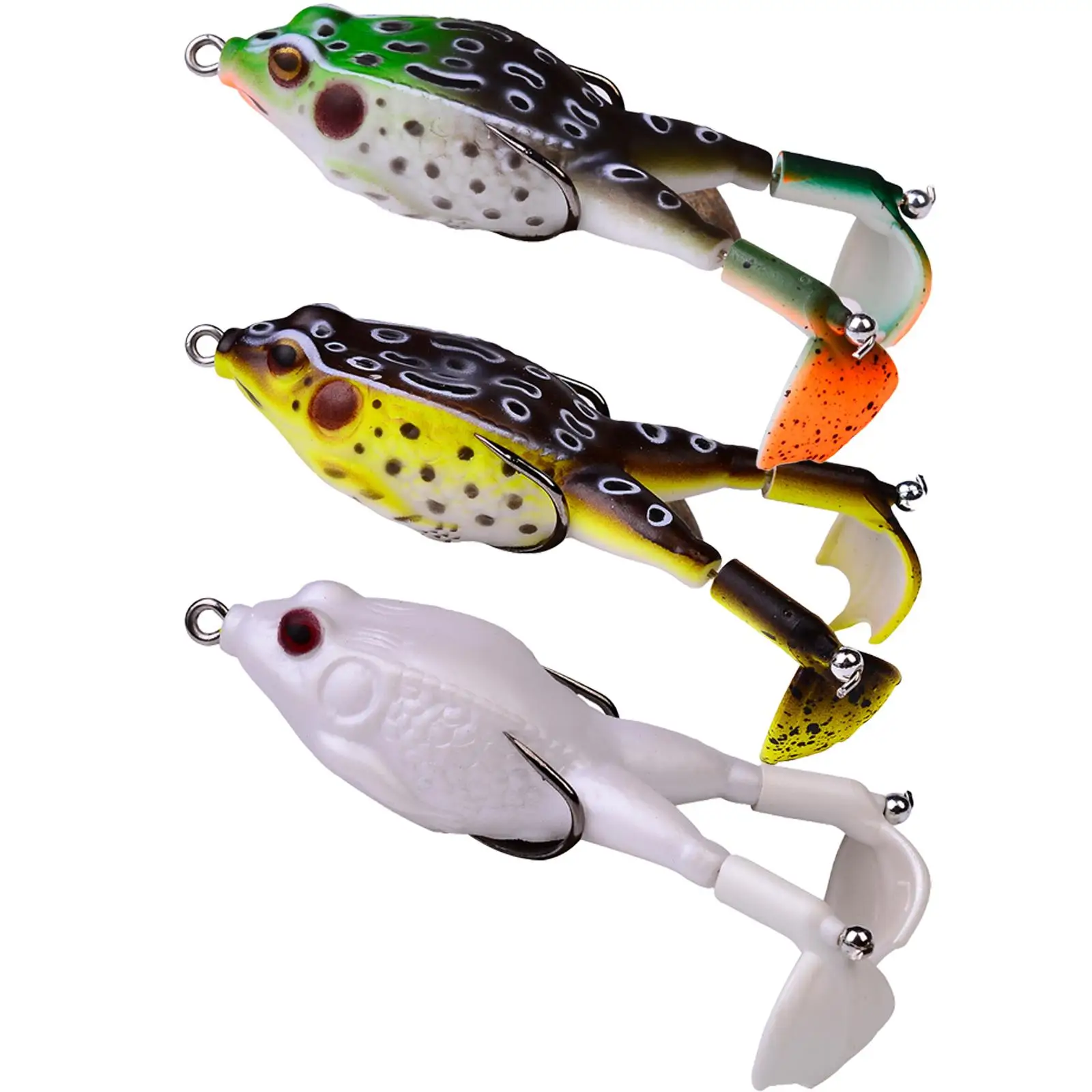 Thunder Frog Bait 9.5cm Rotating Legs Thunder Frog Lure 3D Simulation Double Hook For Freshwater Fish 360° Rotating Foot Soles
Thunder Frog Bait 9.5cm Rotating Legs Thunder Frog Lure 3D Simulation Double Hook For Freshwater Fish 360° Rotating Foot Soles