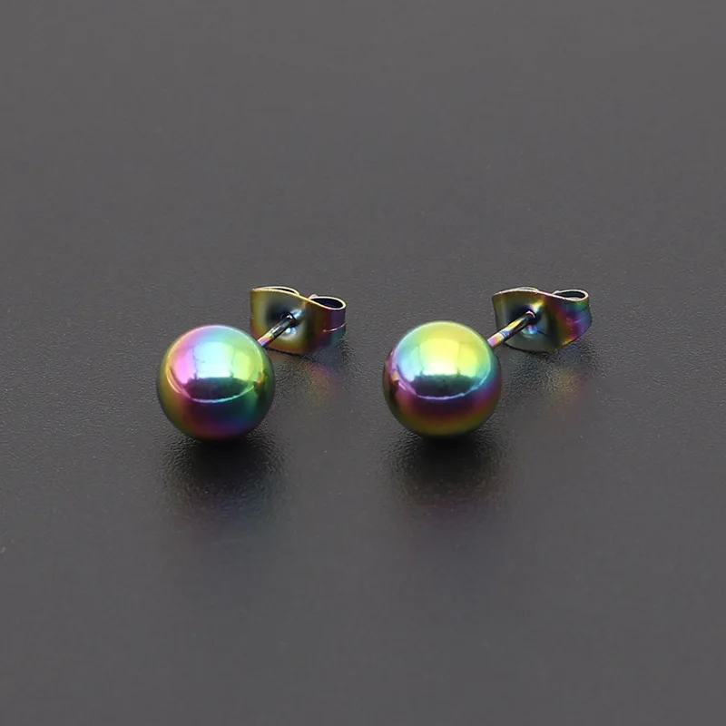 5 Sets of Different Colors of Titanium Steel Stainless Steel Earrings Ball Fine Needle Earrings Fashion Earrings
5 Sets of Different Colors of Titanium Steel Stainless Steel Earrings Ball Fine Needle Earrings Fashion Earrings