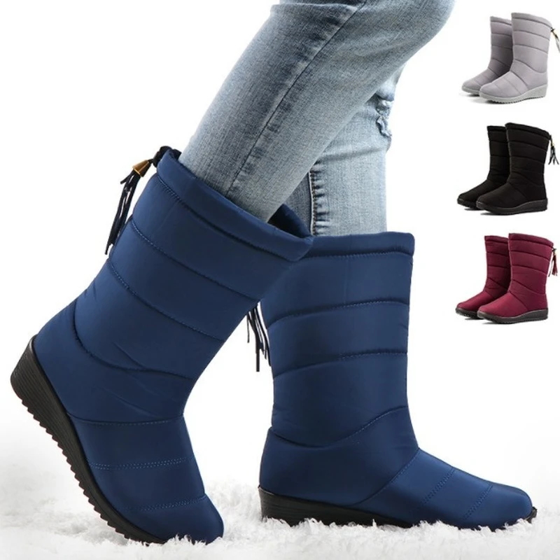 Winter New Women's Calf Waterproof Snow Boots Warm Fur Women's Boots Plus Velvet Women's Boots Outdoor Walking Casual Shoes
Winter New Women's Calf Waterproof Snow Boots Warm Fur Women's Boots Plus Velvet Women's Boots Outdoor Walking Casual Shoes